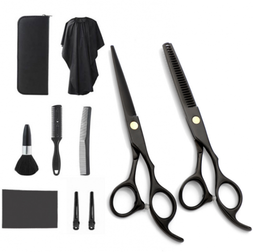 Hair Scissor Set Home Use Hair Hairdressing Scissors Kit Hair Clipper Razor Thinning Cutting Scissor Barber Haircut Set 10pcs